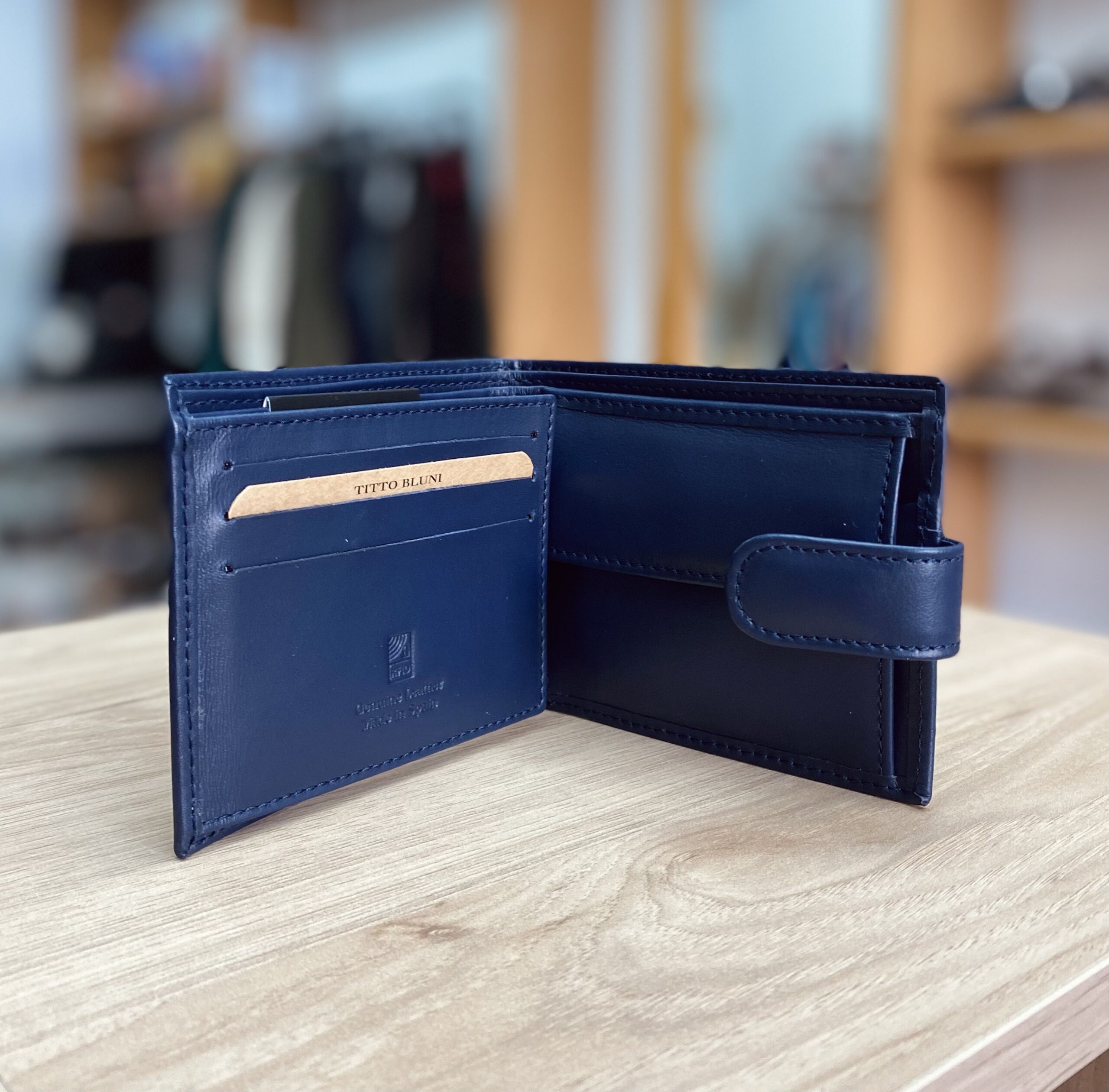 Titto Bluni Cartera Lyon Azul - Imagen 3